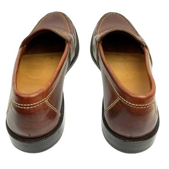 Cole Haan Leather Penny Loafer Dress Moc Toe Classic Mens 9N Brown main image 7